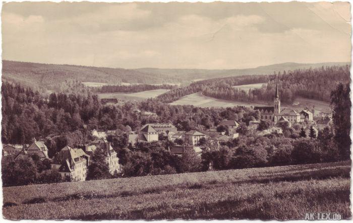 zoom: Image side vintage Postcard from 1960: FDGB Volksheilbad:: Bad Elster