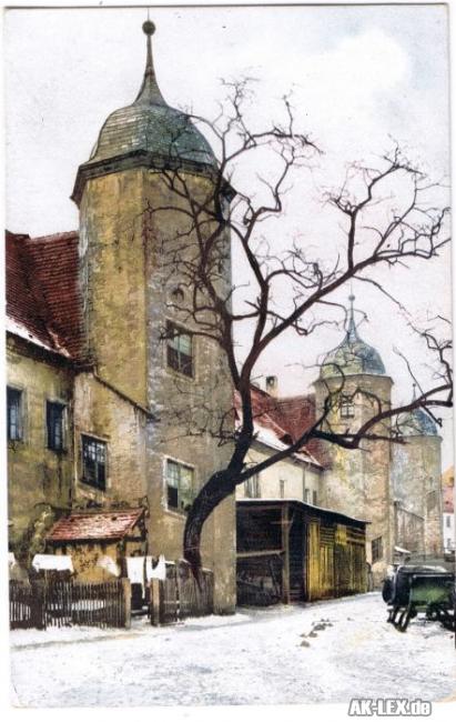 vintage Postcard from 1909: Jägerhof im Winter gel. 1909:: 