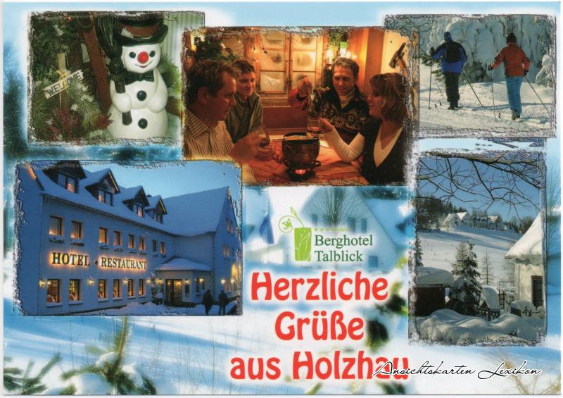 vintage Postcard from 2013: Berghotel Talblick:: Holzhau-Rechenberg-Bienenmühle