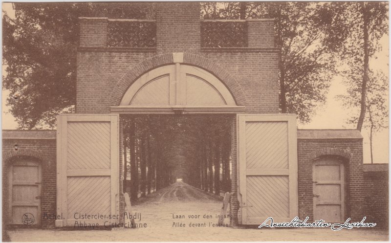 vintage Postcard from 1916: Allee vor dem Tor:: Achel-Haëmet-Achel