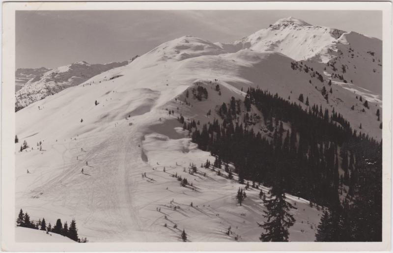 vintage Postcard from 1952: Bergpartie Tuxeralpen:: Pill (Tirol)