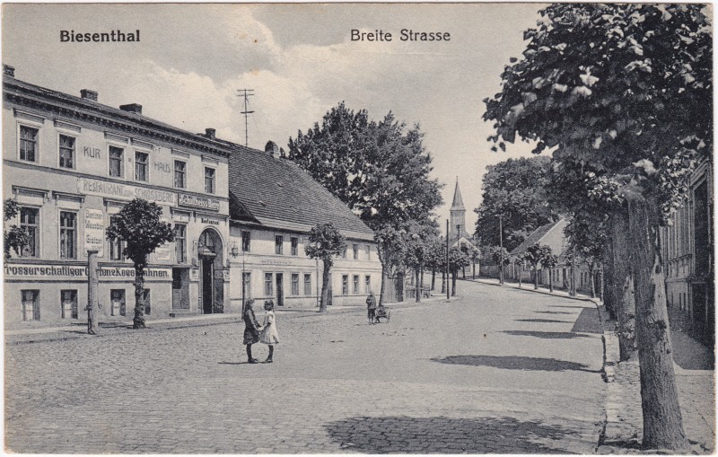 Breite Strasse :: Biesenthal :: Ansichtskarten-Lexikon