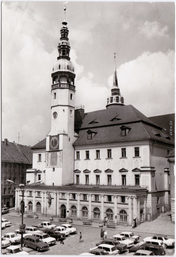 vintage Postcard from 1980: Rathaus:: Bautzen