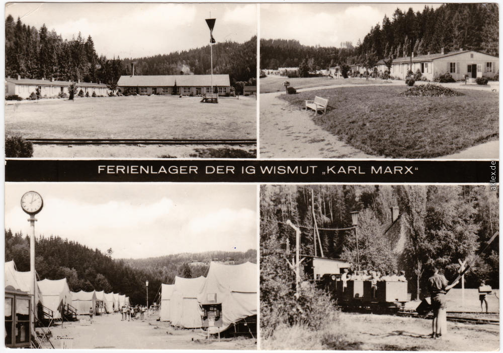 Ferienlager IG Wismut KarlMarxStadt Crispendorf Ansichtskarten