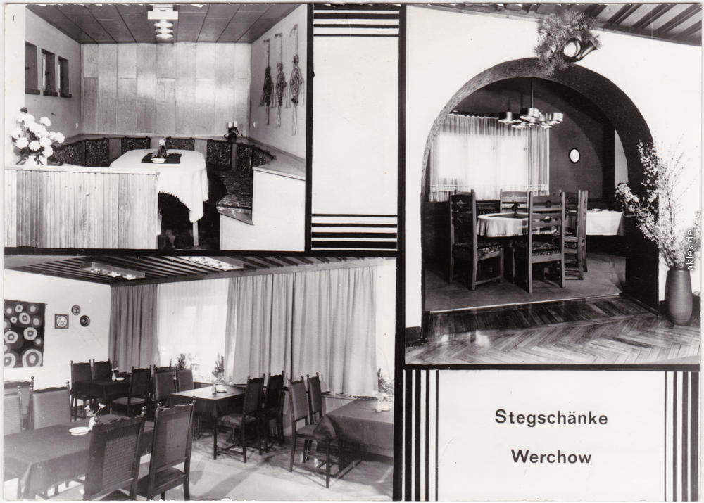 3 Bild Innenansichten Stegschänke WerchowCalau Ansichtskarten