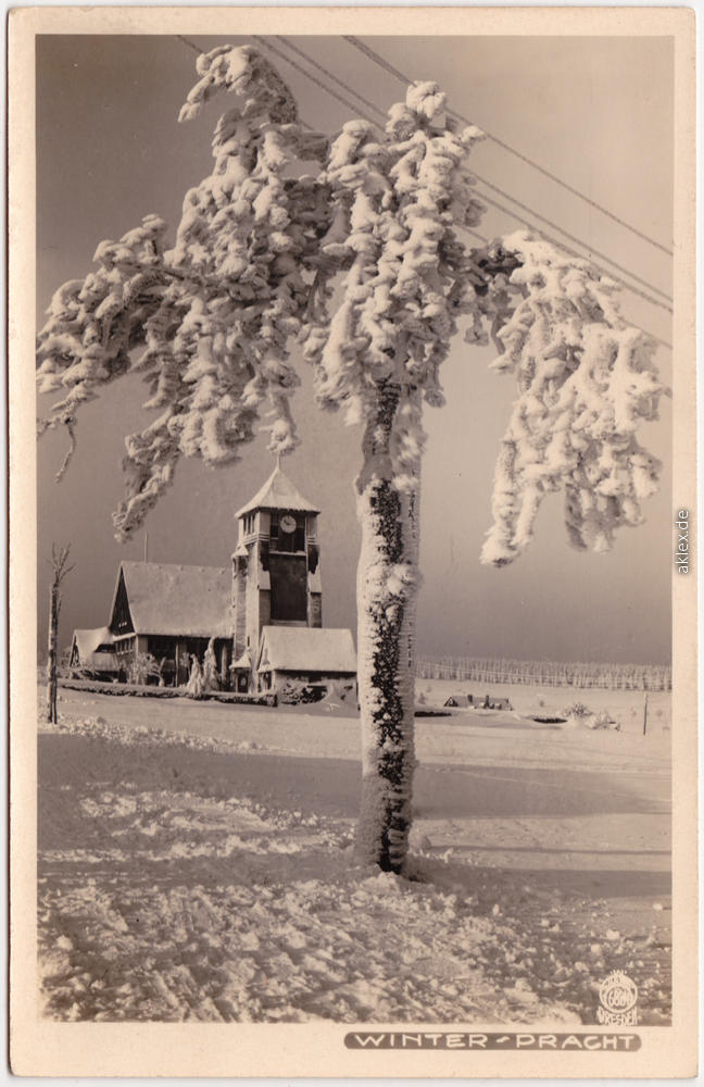 vintage Postcard from 1932: Winter-Pracht - Erzgebirge:: 