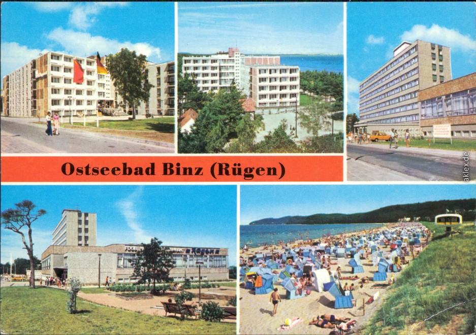 vintage Postcard from 1980: Ostseebad Binz (Rügen):: Binz (Rügen)