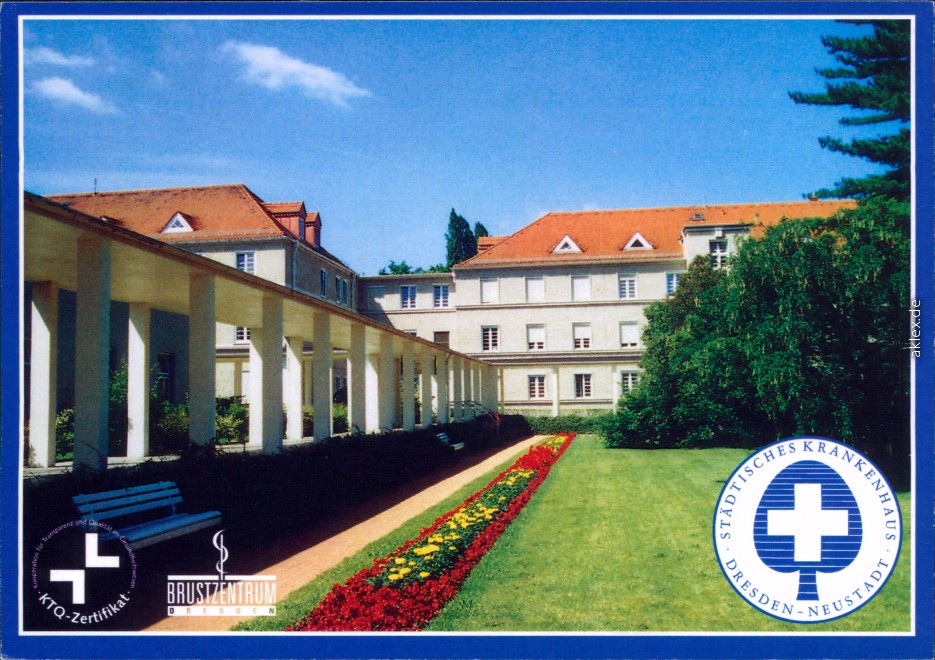 DiakonissenKrankenhaus Außenansicht mit Gartenanlage Innere