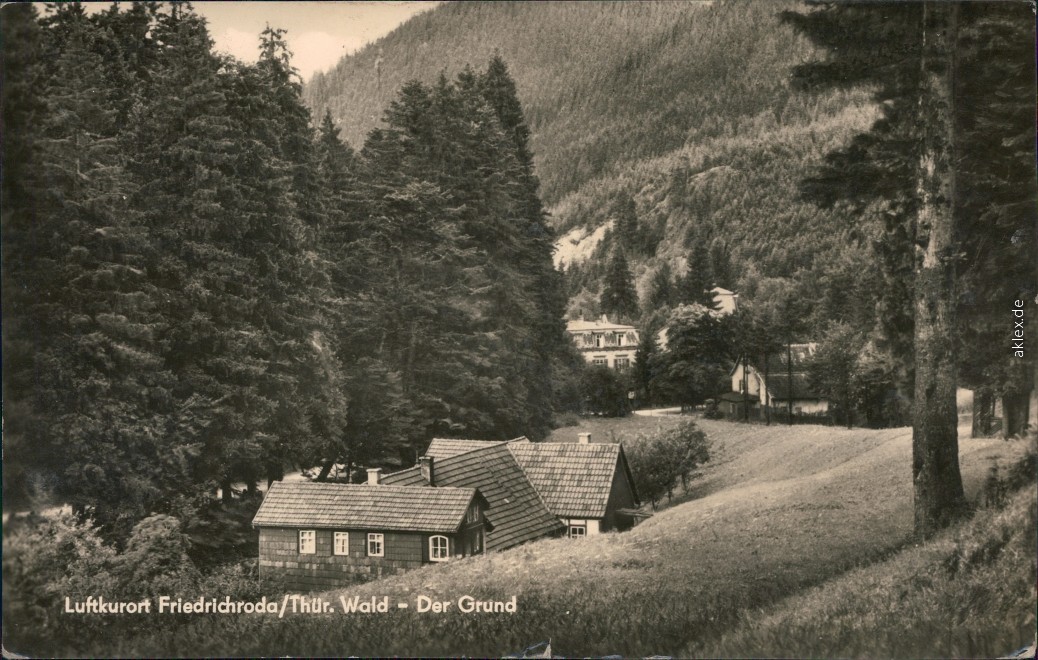 Der Grund Friedrichroda AnsichtskartenLexikon