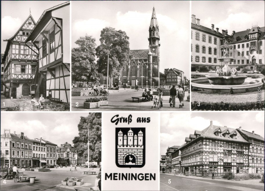 Büchnersches Haus, Stadtkirche, Schlossbrunnen, Platz Der Republik ...