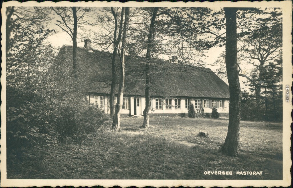 vintage Postcard from 1942: Pastorat:: Oeversee