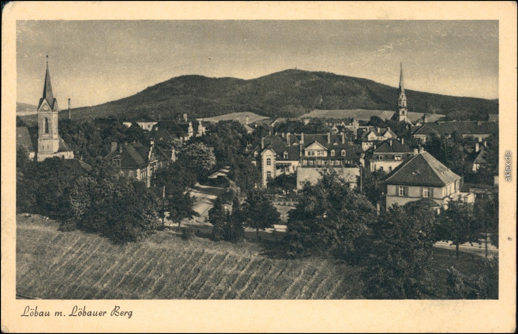 Blick auf die Stadt Löbau AnsichtskartenLexikon