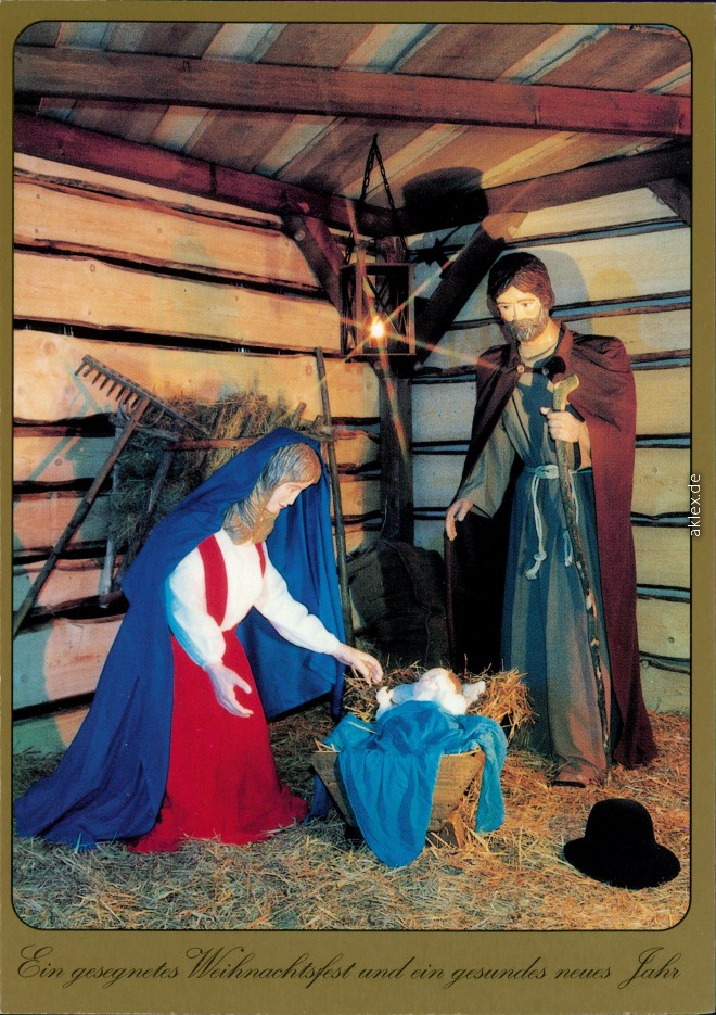 Weihnachtskrippe in der Kirche "Zum heiligen Kreuz