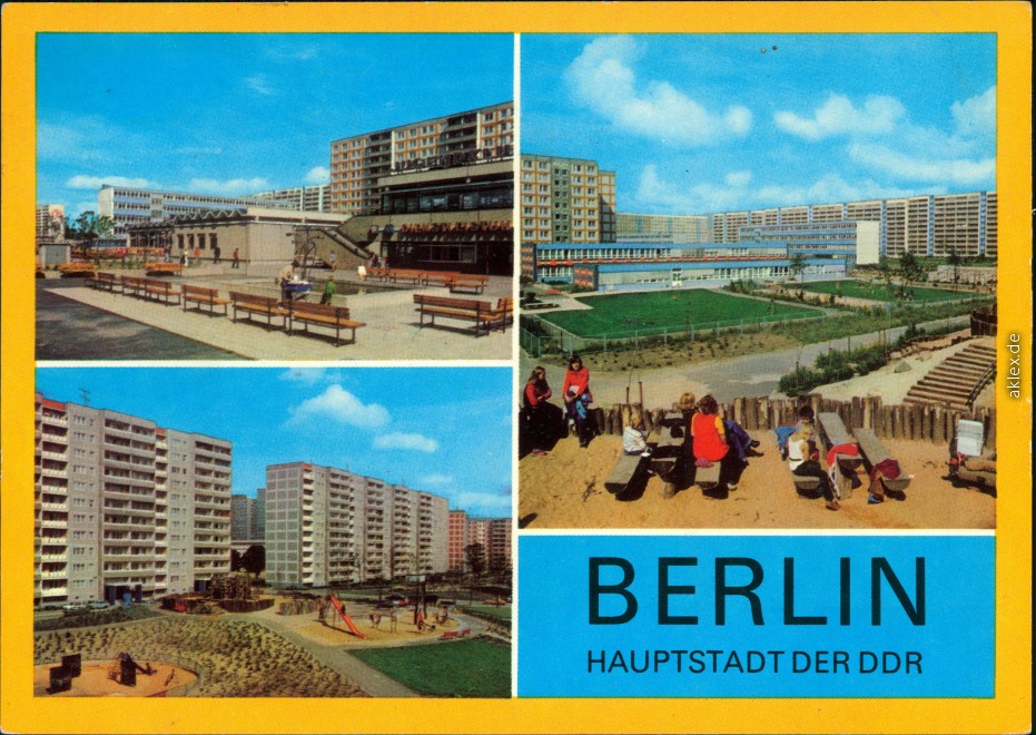 vintage Postcard from 1982: Berlin - Lichtenberg:: Lichtenberg-Berlin