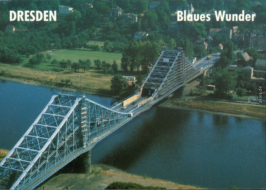 Luftbild - Blaue Wunder / Loschwitzer Brücke :: Dresden ...