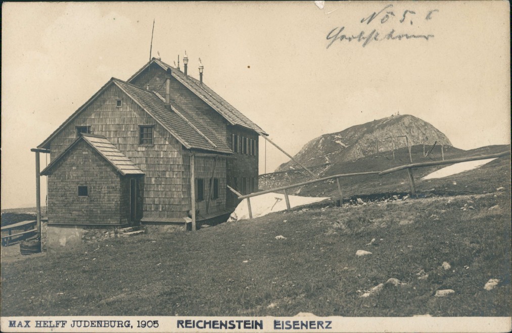 vintage Postcard from 1905: Haus - Reichenstein:: Eisenerz (Steiermark)