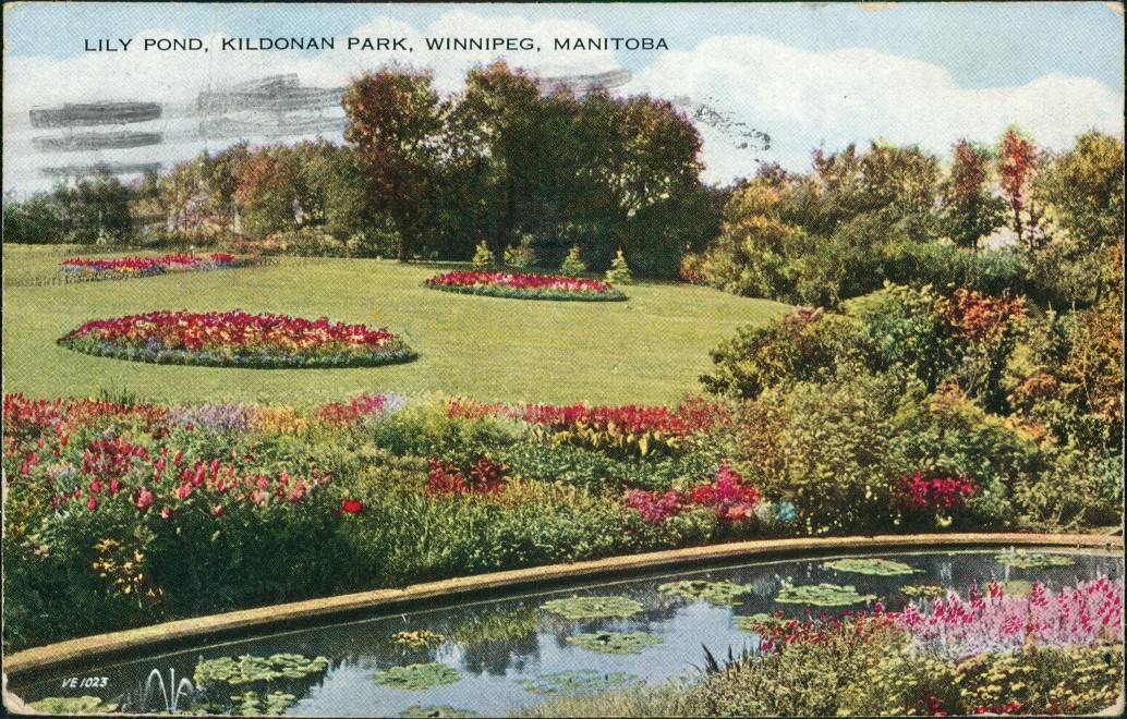 vintage Postcard from 1931: Kildonan Park:: Winnipeg