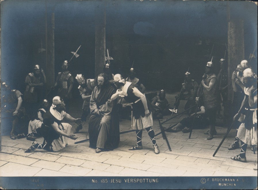 vintage Postcard from 1910: Passionsspiele Jesu Verspottung:: Oberammergau
