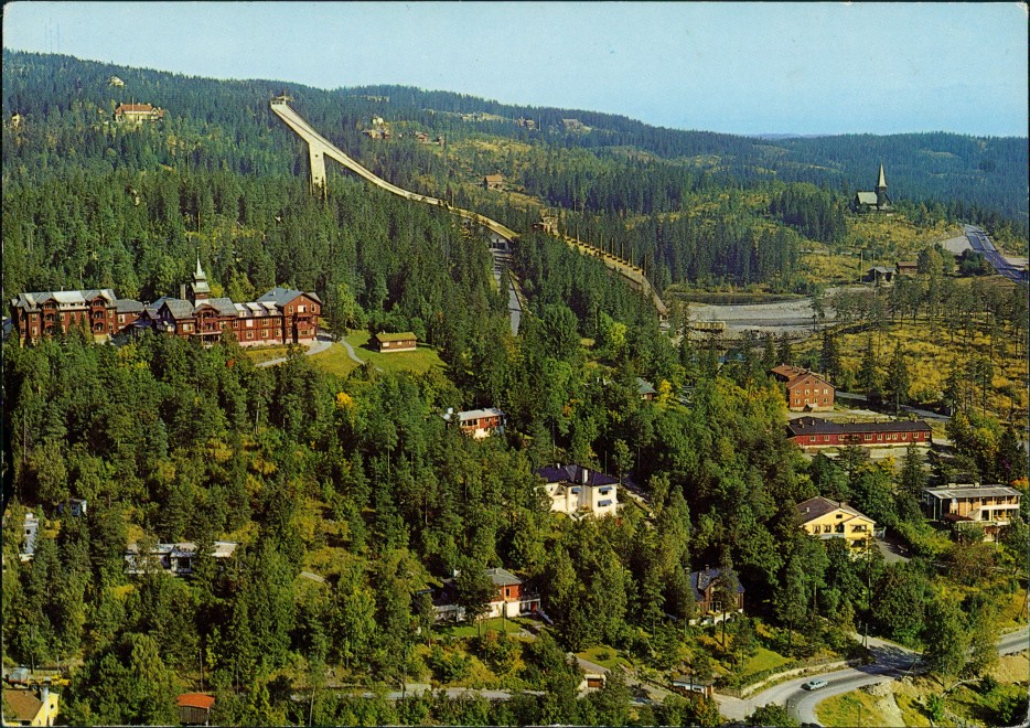 vintage Postcard from 1978: Holmenkollbakken:: Oslo