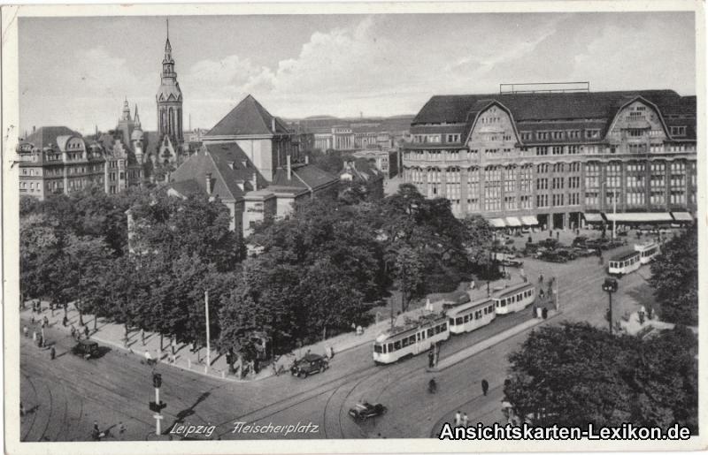 Fleischerplatz :: Leipzig :: VintagePostcards-Archive