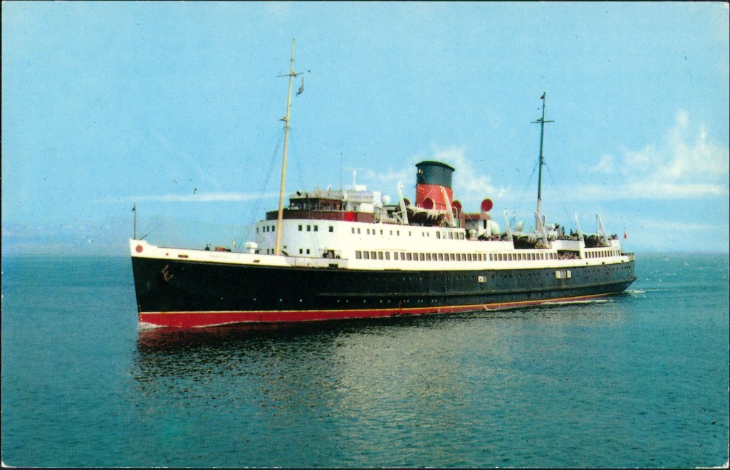 vintage Postcard from 1960: STEAM PACKET COMPANY