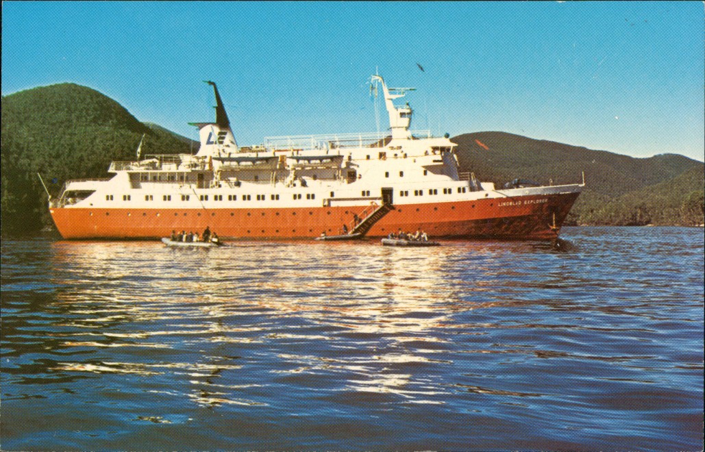 vintage Postcard from 1960: Schiffsfoto Ship-Photo MS LINDBLAD EXPLOREN Schiff:: 