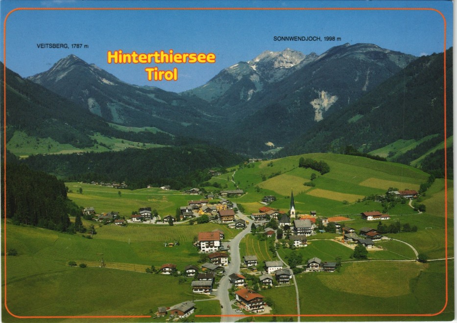 Luftbild Panorama HINTERTHIERSEE Thiersee AnsichtskartenLexikon