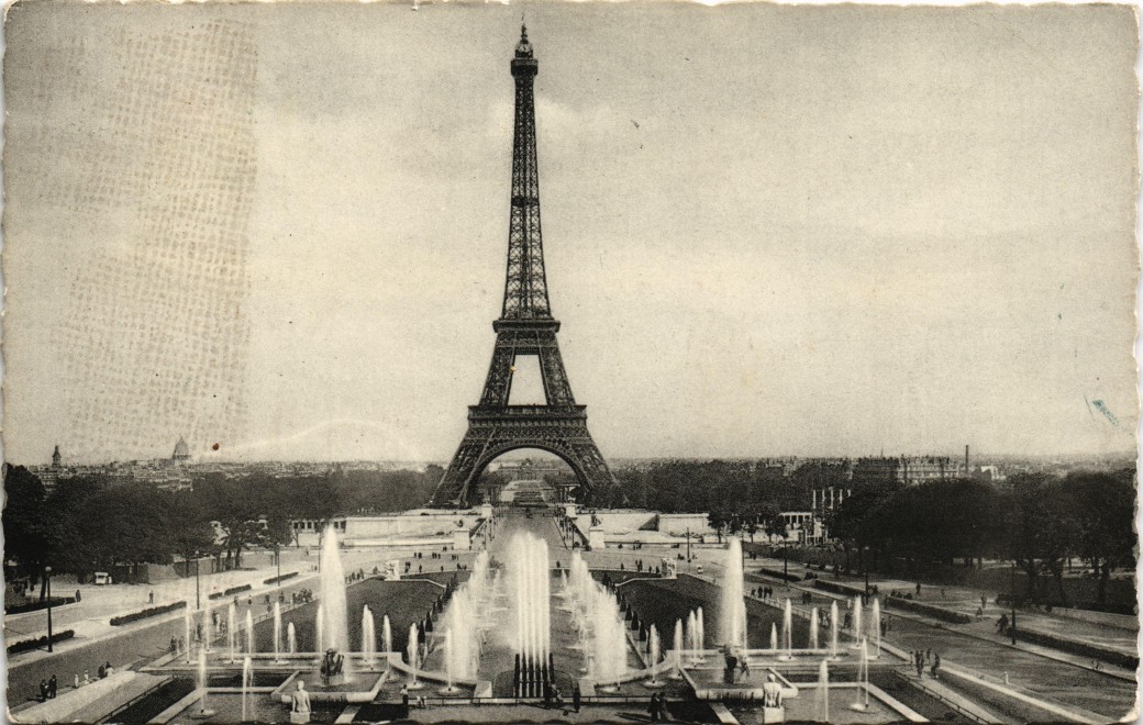 Fontaines Du Palais De Chaillot Tour Eiffel Eiffelturm Paris Ansichtskarten Lexikon