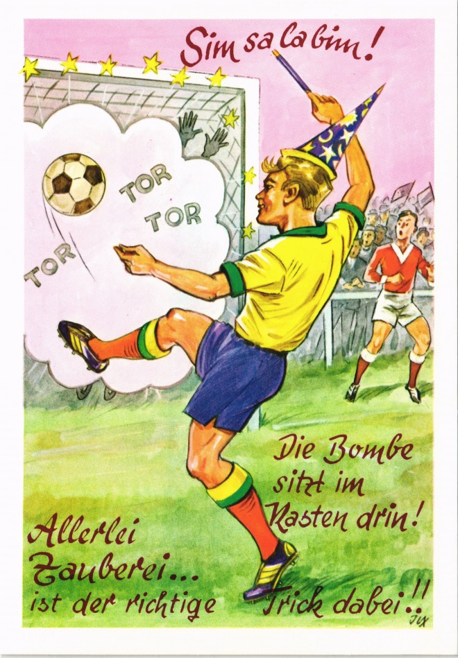 vintage Postcard from 1980: Allerlei Zauberrei. ist der richtige Trick dabei!!:: 