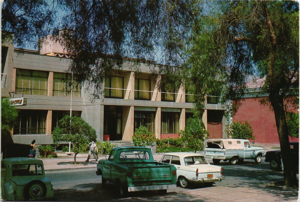 vintage Postcard from 1975: Copiapó Hotel Turismo Chile Südamerika:: Copiapó