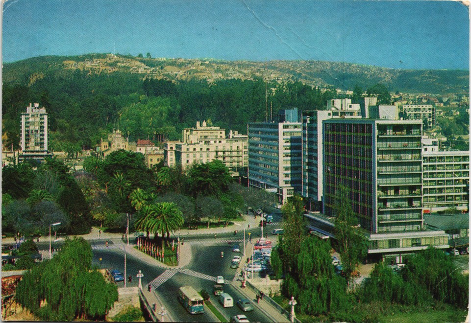 vintage Postcard from 1970: Panorama Stadt-Ansichten Chile Südamerika City:: Viña del Mar
