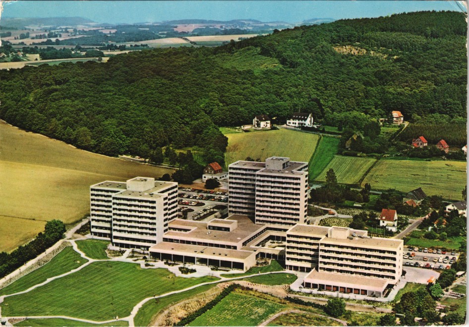 Panorama Ansicht Mit Kliniken Am Burggraben Bad Salzuflen Ansichtskarten Lexikon