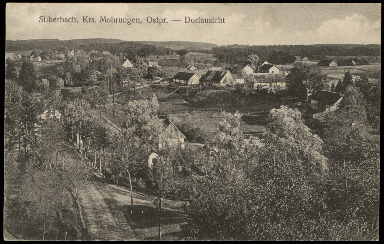 Stadtpartie :: Silberbach (Lk Mohrungen Ostpreußen) :: Ansichtskarten ...