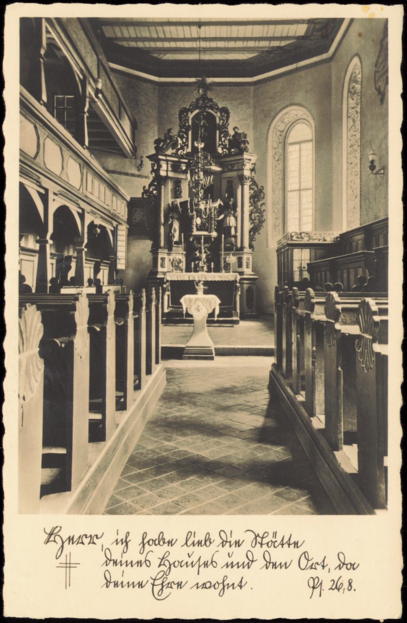 Kirche Altar BobenneukirchenBösenbrunn AnsichtskartenLexikon