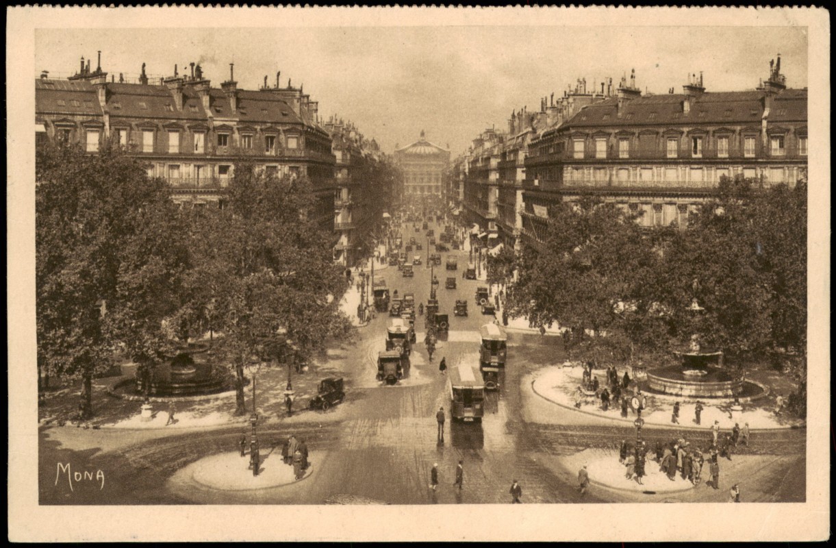 vintage Postcard from 1926: Avenue de l