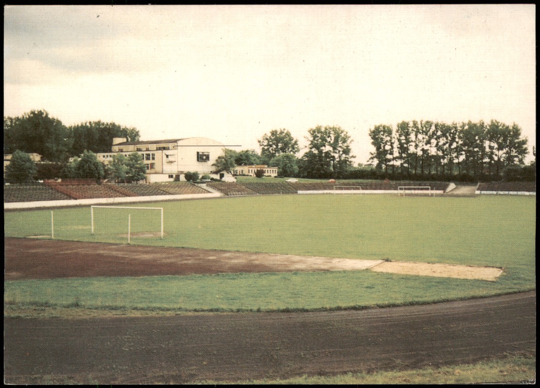 vintage Postcard from 1980: STADION S.K.S. "START":: Łódź