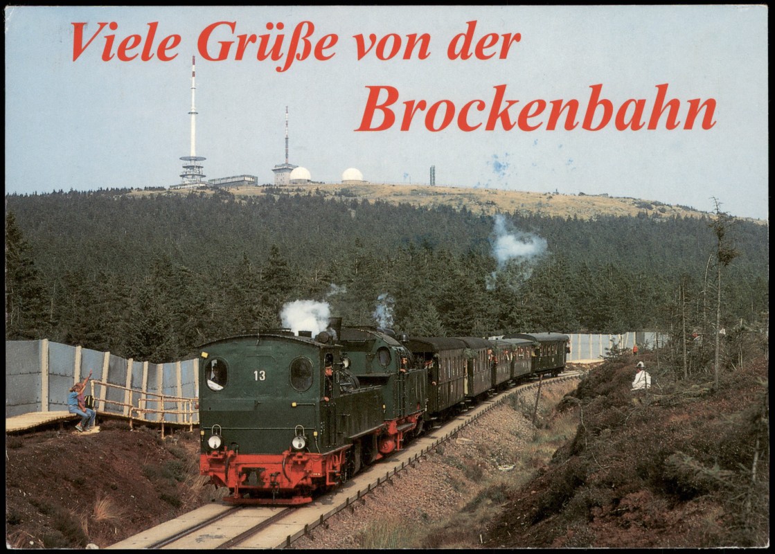 Schmalspurbahn Ansichtskarte Harzquerbahn 8 Ansichten