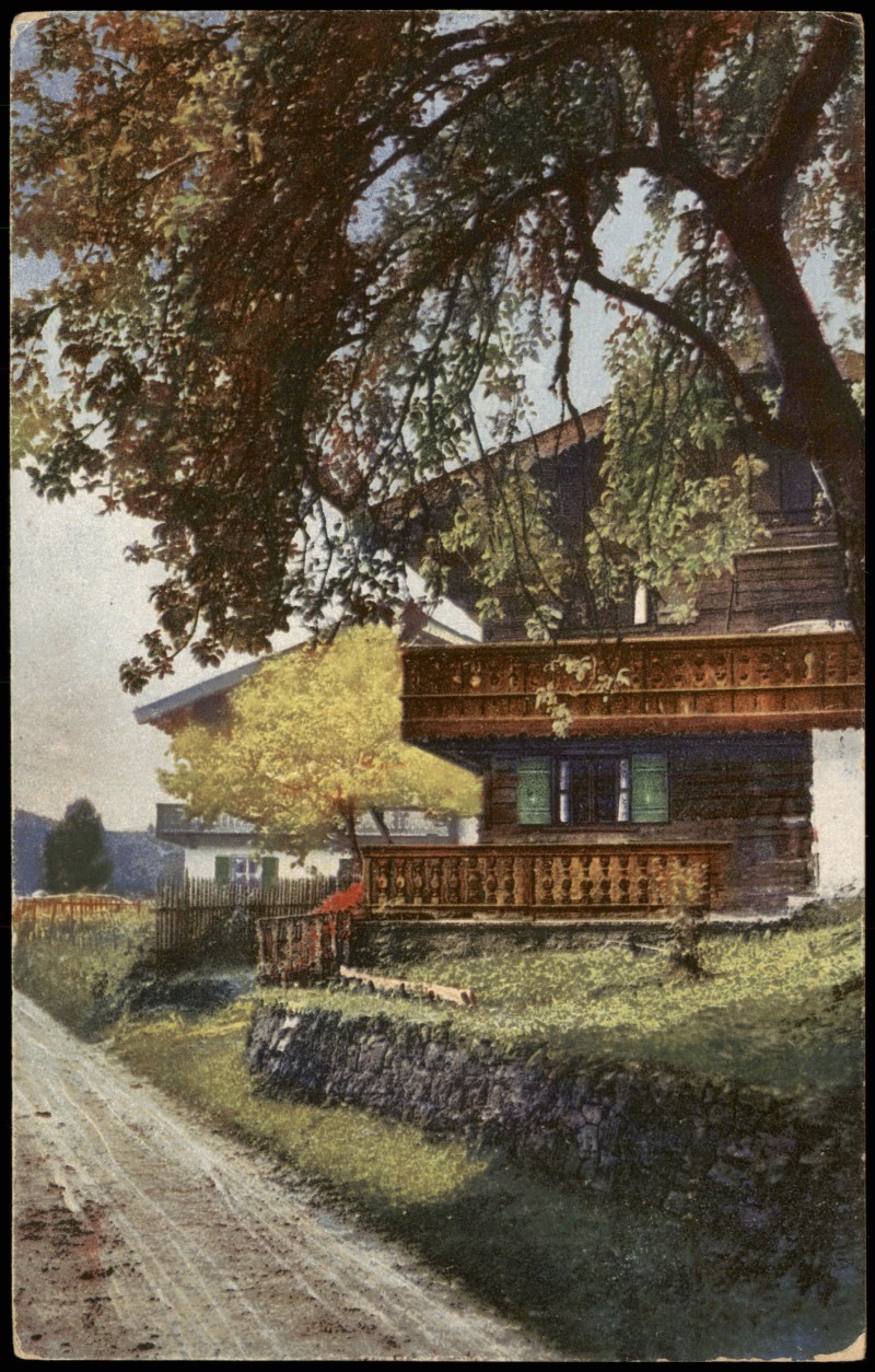 vintage Postcard from 1910: Stimmungsbild Natur mit Landschaft Photochromie Serienkarte:: 