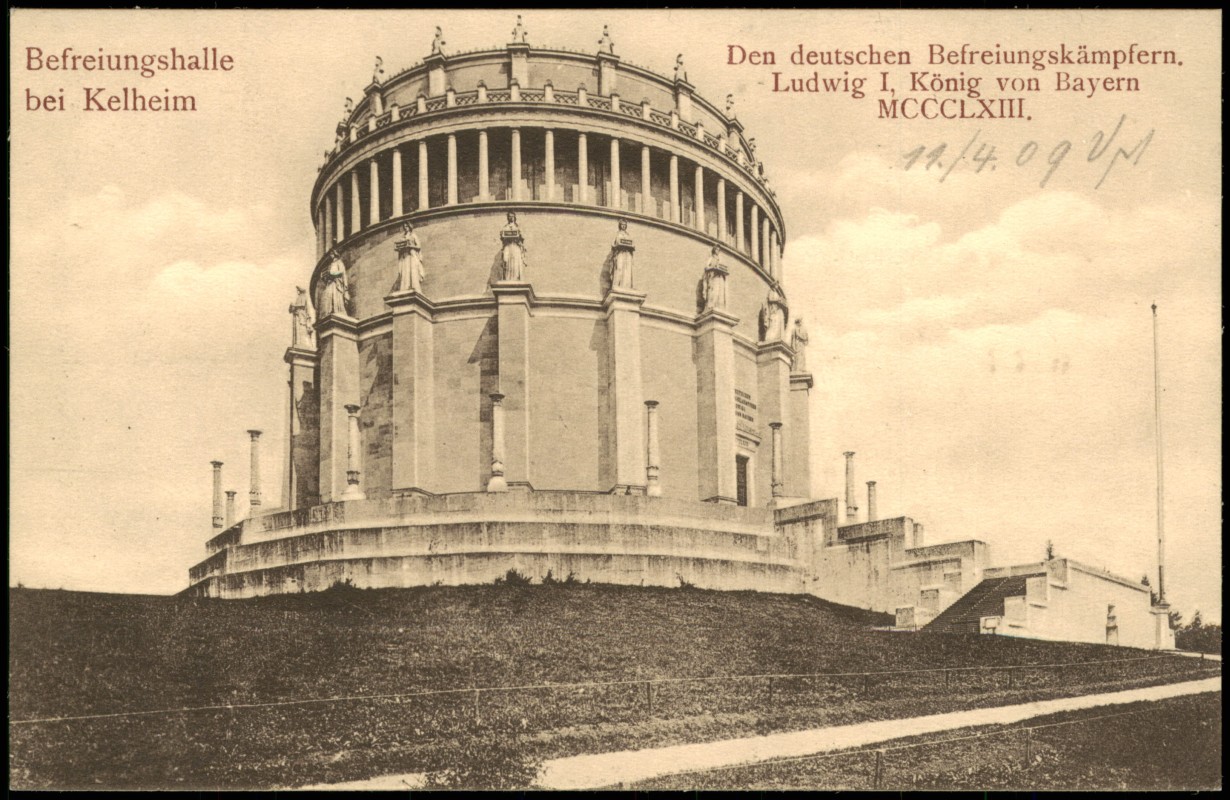 vintage Postcard from 1920: Befreiungshalle:: Kelheim