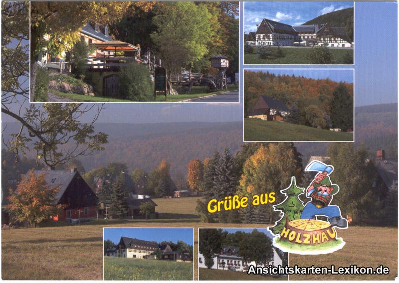 vintage Postcard from 2009: Ansichten von Holzhau:: Holzhau-Rechenberg-Bienenmühle