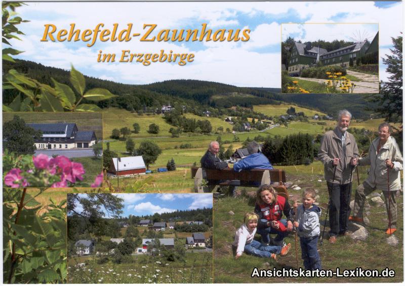 vintage Postcard from 2009: Ansichten:: Rehefeld-Altenberg (Saxony)