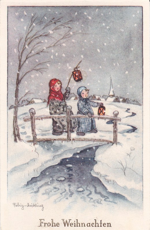 vintage Postcard from -: Frohe Weihnachten:: 