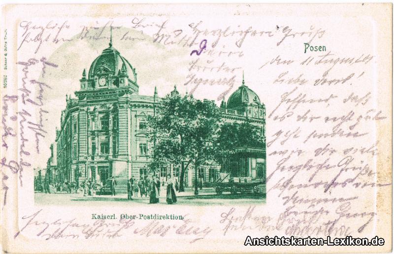Partie an der Oberpostdirektion Posen AnsichtskartenLexikon