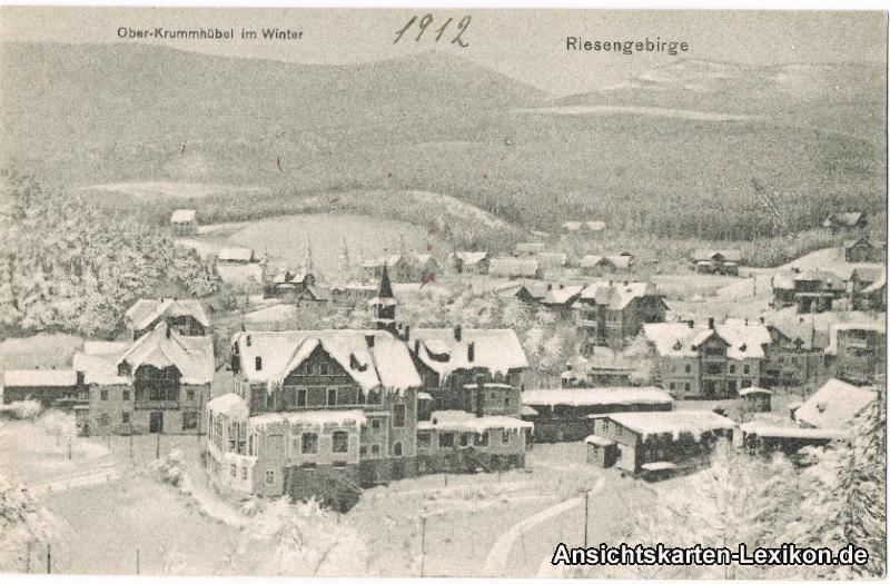 vintage Postcard from 1912: Winterpartie in...:: 