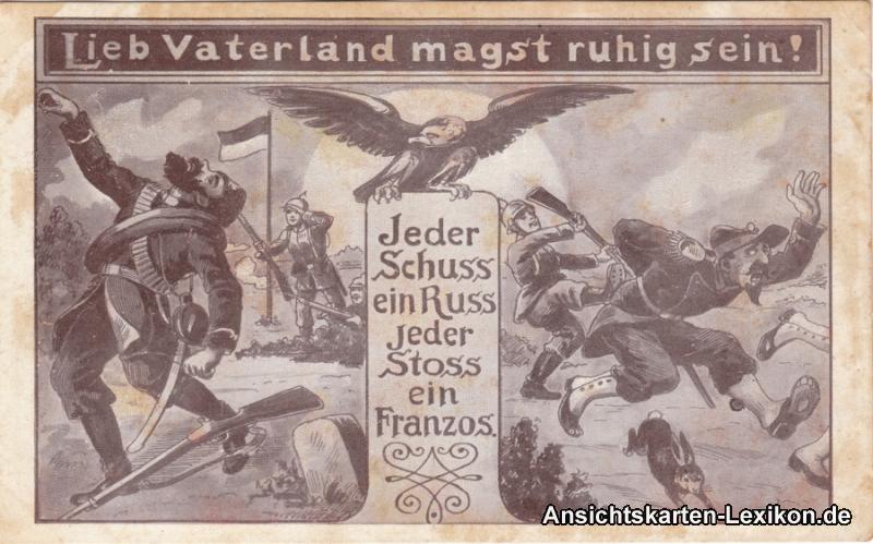 vintage Postcard from 1915: Soldaten-Propaganda:: 