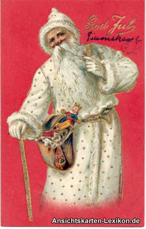 vintage Postcard from 1904: Gute Weihnachten:: 