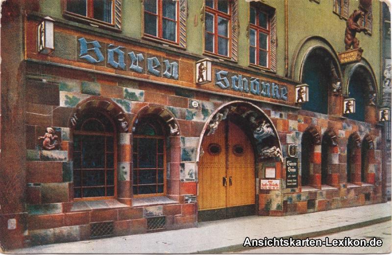 Bärenschänke Webergasse Innere Altstadt Dresden