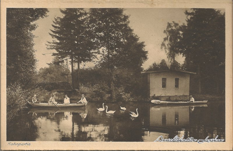 Kahnpartie Liebenthal AnsichtskartenLexikon