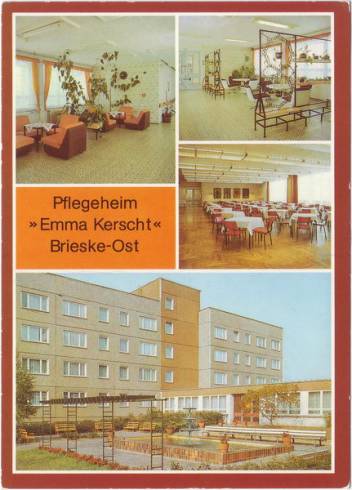 vintage Postcard from 1987: Pflegeheim "Emma Kerscht":: Brieske-Senftenberg