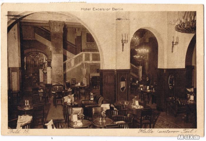 Hotel Excelsior - Halle (unterer Teil) :: Berlin :: VintagePostcards ...